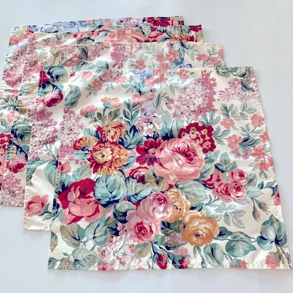 Ralph Lauren Allison Floral Napkins (4) - Picture 1 of 7